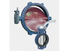 美國凱斯通球墨鑄鐵手動對夾蝶閥